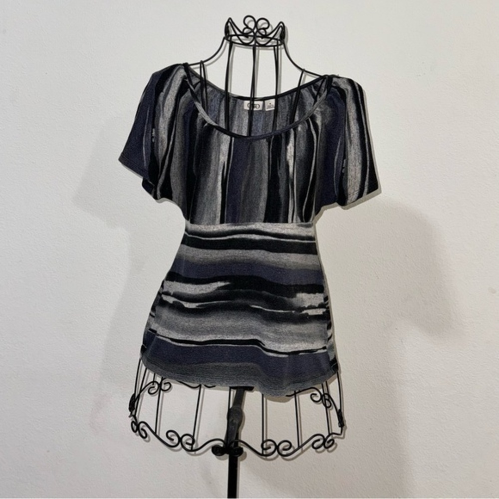 Dark Grey/Black Cato Summer Top